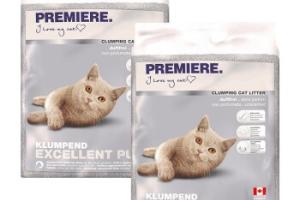 PREMIERE Litière agglomérante Excellent Pure, non parfumée 2x12 kg