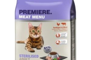 PREMIERE Meat Menu Croquettes pour chat stérilisé 10 kg