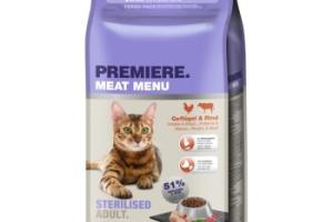 PREMIERE Meat Menu Croquettes pour chat stérilisé 2 kg PREMIERE Meat Menu Croquettes pour chat stérilisé 2 kg