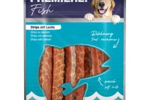 PREMIERE Snack it Strips au saumon 100 g PREMIERE Snack it Strips au saumon 100 g