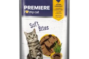 PREMIERE Soft Bites Poulet et herbe aux chats 3x40 g PREMIERE Soft Bites Poulet et herbe aux chats 3x40 g