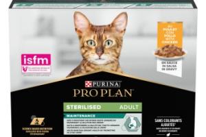 PRO PLAN Nutri Savour Adult Sterilised au poulet 10x85 g PRO PLAN Nutri Savour Adult Sterilised au poulet 10x85 g