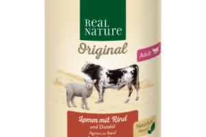 REAL NATURE Adult agneau au bœuf et à l’huile de chardon 24x400 g
