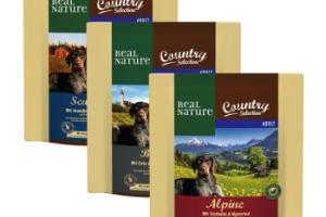 REAL NATURE Country Selection Adult Paquet de dégustation 3 x 1 kg Pack d’essai 2, Mix-Pack