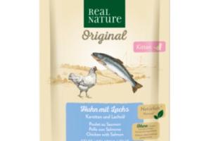 REAL NATURE Original nourriture humide pour chaton, Poulet avec saumon 12x85 g REAL NATURE Original nourriture humide pour chaton, Poulet avec saumon 12x85 g