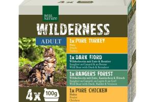 REAL NATURE WILDERNESS Adult Multipack 4 x 100 g Multipack 1