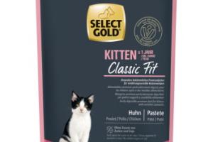 SELECT GOLD Classic Fit Sachets de Pâtée Chaton Poulet 12x85 g SELECT GOLD Classic Fit Sachets de Pâtée Chaton Poulet 12x85 g