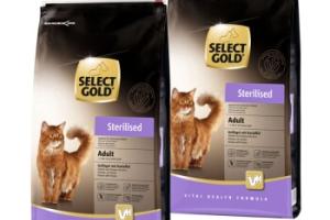 SELECT GOLD Croquettes chat adulte stérilisé 2x10 kg SELECT GOLD Croquettes chat adulte stérilisé 2x10 kg