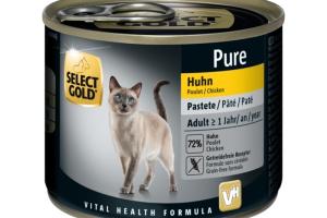 SELECT GOLD Pure Adult Paté Poulet 12x200 g SELECT GOLD Pure Adult Paté Poulet 12x200 g