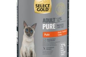 SELECT GOLD Pure Boîtes de Pâtée Chat Adute Dinde 6x400 g SELECT GOLD Pure Boîtes de Pâtée Chat Adute Dinde 6x400 g