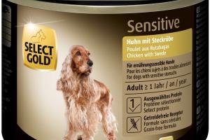 SELECT GOLD Sensitive Adult 6 x 200 g Poulet avec rutabaga SELECT GOLD Sensitive Adult 6 x 200 g Poulet avec rutabaga