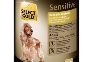 SELECT GOLD Sensitive Adult Poulet avec rutabaga 24x800 g