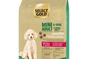 SELECT GOLD Sensitive aliments secs pour chien Mini Cheval au tapioca 1 kg SELECT GOLD Sensitive aliments secs pour chien Mini Cheval au tapioca 1 kg