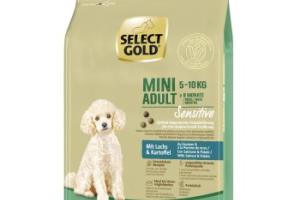 SELECT GOLD Sensitive aliments secs pour chien Mini Saumon aux Pommes de terre 4 kg