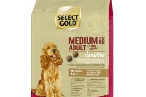 SELECT GOLD Sensitive Croquettes Chien Adulte Medium Agneau et riz 1 kg