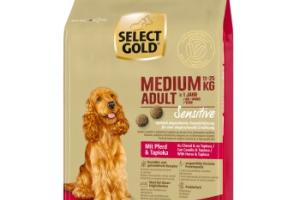 SELECT GOLD Sensitive Croquettes Chien Adulte Medium Cheval au tapioca 1 kg