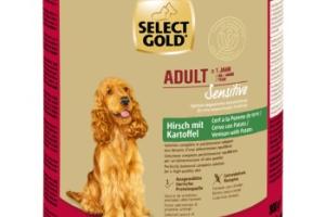 SELECT GOLD Sensitive nourriture humide Adult Cerf aux pommes de terre 6x800 g SELECT GOLD Sensitive nourriture humide Adult Cerf aux pommes de terre 6x800 g