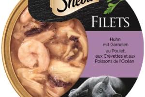 Sheba Filets aliment humide pour chat Poulet et crevettes 16x60 g Sheba Filets aliment humide pour chat Poulet et crevettes 16x60 g