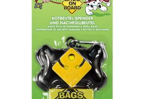 SIMPLE SOLUTION Distributeur de sacs à crottes Bones Bags on Board
