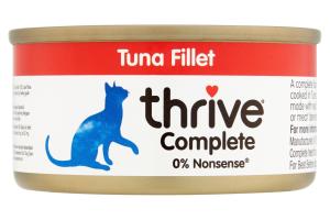 Thrive Complete pour chat 12 x 75 g Filet de thon Thrive Complete pour chat 12 x 75 g Filet de thon