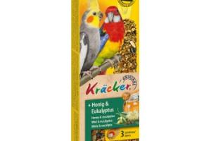 Vitakraft craker pour perruches 4 x 2 Miel et eucalyptus