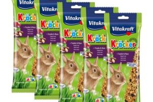 Vitakraft Kräcker Lapins nains 5 x 2 Raisin et noix Vitakraft Kräcker Lapins nains 5 x 2 Raisin et noix