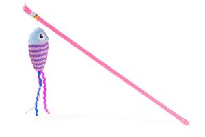 Vadigran Jouet Chat Canne à Pêche Poisson Vadigran Jouet Chat Canne à Pêche Poisson