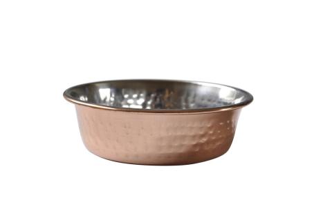 Cat Toys Gamelle inox effet cuivre martelé Cat Toys Gamelle inox effet cuivre martelé
