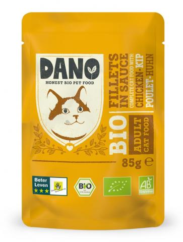 Dano Chat Sachet Filets Bio Poulet