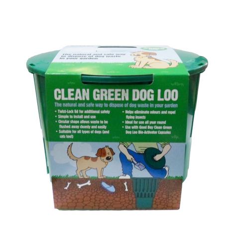 Clean Green Dog Loo Conteneur à Crottes Clean Green Dog Loo Conteneur à Crottes