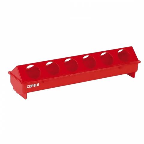 Duvo+ Mangeoire Volaille en Plastique Trous Ronds Duvo+ Mangeoire Volaille en Plastique Trous Ronds