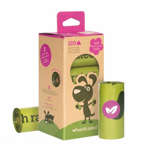 Earth Rated Recharge sacs ramasse-crottes parfum lavande Earth Rated Recharge sacs ramasse-crottes parfum lavande