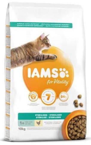 Iams Vitality Chat Stérilisé Poulet