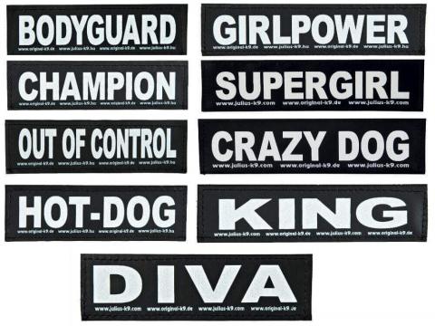 Julius-K9 Sticker Velcros - L