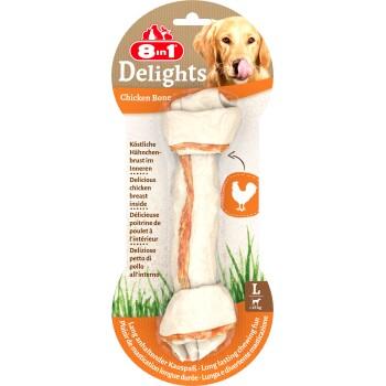 8in1 Delights Os à mâcher viande de poulet L 1 pcs 8in1 Delights Os à mâcher viande de poulet L 1 pcs