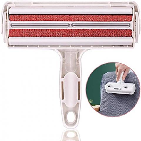 ACE2ACE Brosse Anti Poils Animaux Chien Chat, Brosse Ramasse Enlève Poils, Magique Réutilisable pour Poils, Rouleau à Poils d'animaux, Épilateur(vêtements/canapé/Voiture/lit/Tapis),Rouge ACE2ACE Brosse Anti Poils Animaux Chien Chat, Brosse Ramasse Enlève Poils, Magique Réutilisable pour Poils, Rouleau à Poils d'animaux, Épilateur(vêtements/canapé/Voiture/lit/Tapis),Rouge