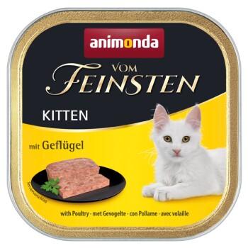 animonda Vom Feinsten nourriture humide pour chaton Volaille 32x100 g