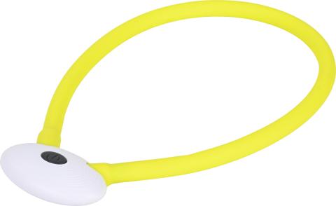AniOne Anneau lumineux en chaîne de silicone jaune S-M AniOne Anneau lumineux en chaîne de silicone jaune S-M