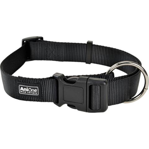 AniOne Collier en nylon Classic noir XL