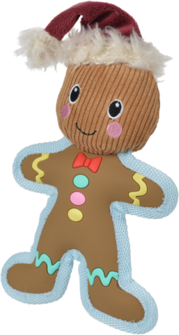 AniOne Jouet en forme de bonhomme en pain d’épices en silicone XMAS AniOne Jouet en forme de bonhomme en pain d’épices en silicone XMAS