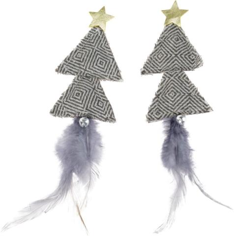 AniOne Jouet sapin Let it snow lot de deux