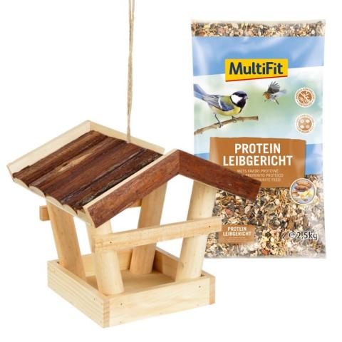 AniOne Mangeoire pour oiseaux set gadeau à 2pce