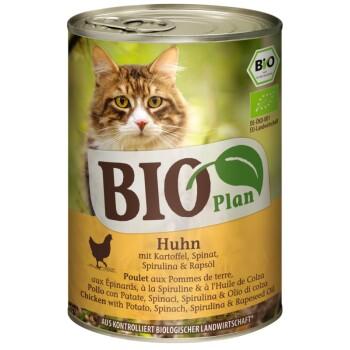 BIOPlan Adult Poulet aux pommes de terre, aux épinards, à la spiruline et à l'huile de colza 6x400 g BIOPlan Adult Poulet aux pommes de terre, aux épinards, à la spiruline et à l'huile de colza 6x400 g