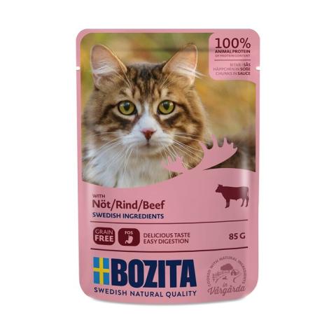 BOZITA Bouchées en sauce 12x85g Bœuf