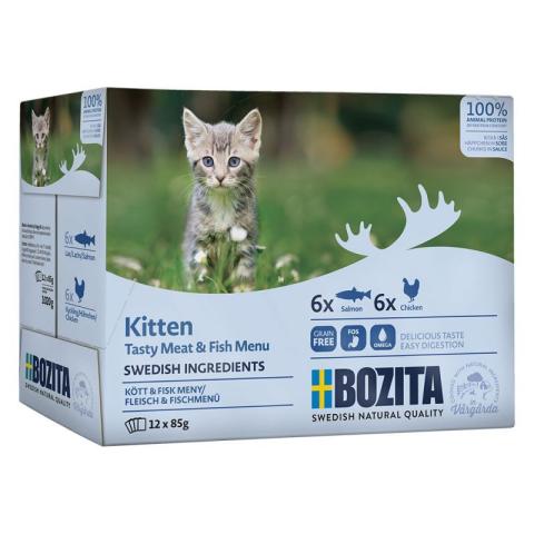 BOZITA Kitten Multibox Saumon Poulet 12 x 85 g BOZITA Kitten Multibox Saumon Poulet 12 x 85 g