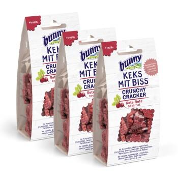 Bunny Biscuits avec de la betterave rouge 3x50 g Bunny Biscuits avec de la betterave rouge 3x50 g