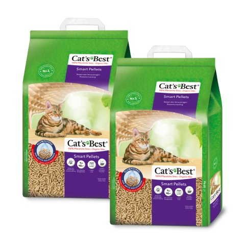 Cat's Best litière agglomérante biodégradable Smart Pellets 2x10 kg Cat's Best litière agglomérante biodégradable Smart Pellets 2x10 kg