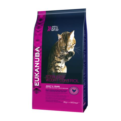 EUKANUBA Sterilised / Weight Control 3 kg EUKANUBA Sterilised / Weight Control 3 kg