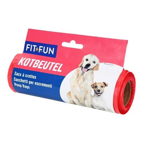 FIT+FUN Sacs à déjections canines avec liens, 50 pièces 1