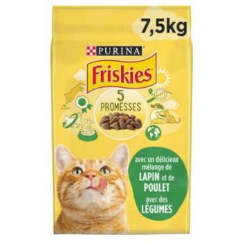 FRISKIES pour Chat adulte - Croquettes au lapin, au poulet et aux légumes 7,5 kg FRISKIES pour Chat adulte - Croquettes au lapin, au poulet et aux légumes 7,5 kg
